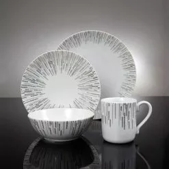 Dunelm Glamour 16 Piece Dinner Set - 1000065119 alt04