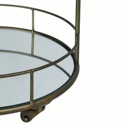 Dunelm Pimlico Antique Brass Drinks Trolley 9 Dunelm Pimlico Antique Brass Drinks Trolley - 1000081972 alt03