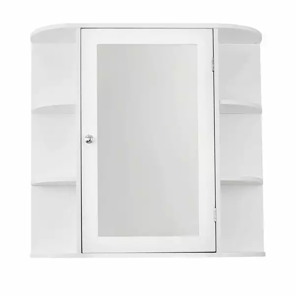 Lloyd Pascal Verona White Mirror Cabinet 4 Lloyd Pascal Verona White Mirror Cabinet - Image 2