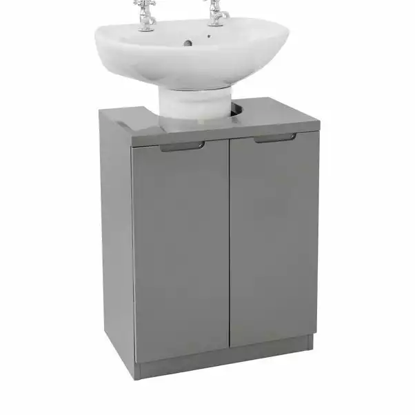Lloyd Pascal Siena Grey Bathroom Vanity Unit 7 Lloyd Pascal Siena Grey Bathroom Vanity Unit - Image 5