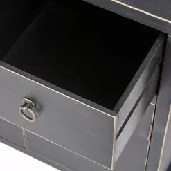 Dunelm Hanna 2 Drawer & 1 Door Chest, Black 11 Dunelm Hanna 2 Drawer & 1 Door Chest, Black - 1000106945 alt03