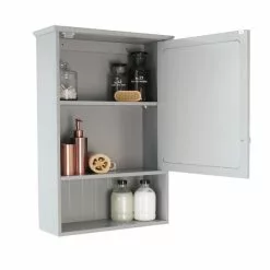 Lloyd Pascal Rimini Grey Mirror Cabinet - 1000114250 alt03