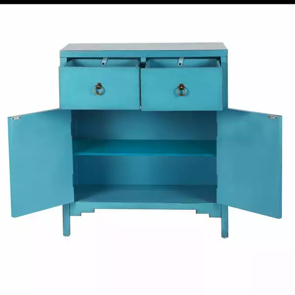 Dunelm Hanna Teal Chest 5 Dunelm Hanna Teal Chest - Image 3