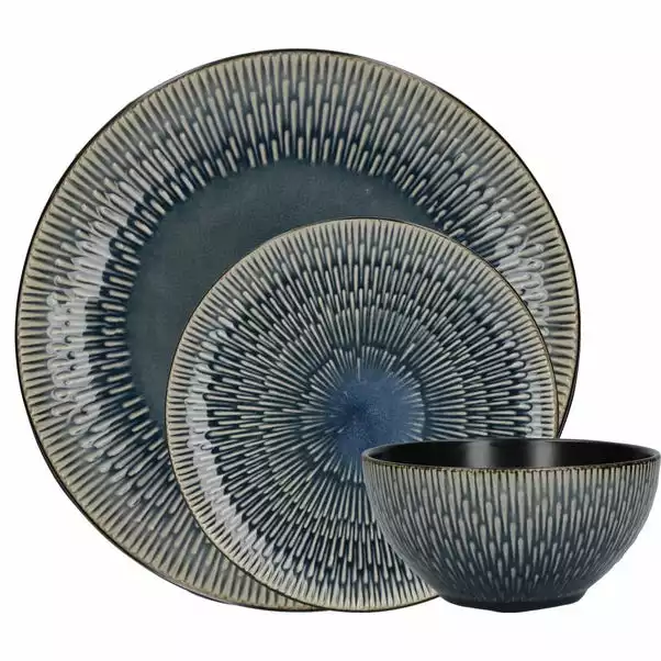 Dunelm Zen Reactive Glaze 12 Piece Dinner Set 5 Dunelm Zen Reactive Glaze 12 Piece Dinner Set - Image 3