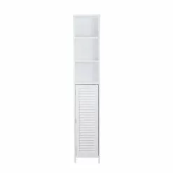 Lloyd Pascal White Tuscany Tall Cabinet - 1000133521 alt03