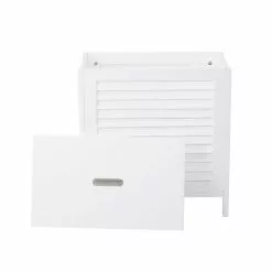 Lloyd Pascal White Tuscany Laundry Hamper 8 Lloyd Pascal White Tuscany Laundry Hamper - 1000133522 alt02