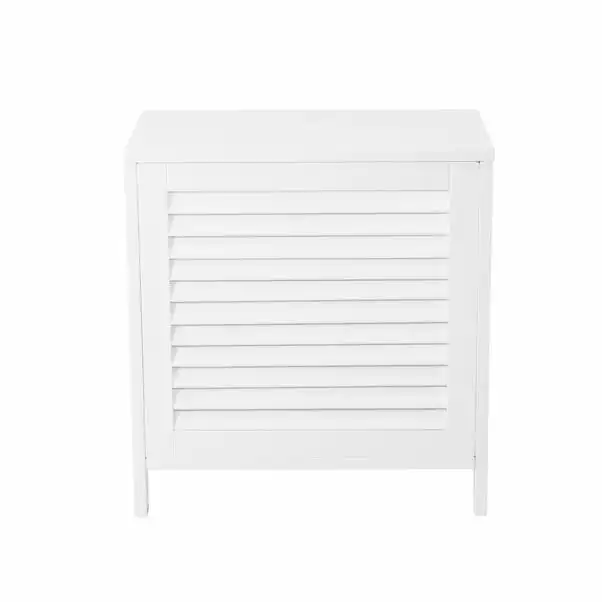 Lloyd Pascal White Tuscany Laundry Hamper 6 Lloyd Pascal White Tuscany Laundry Hamper - Image 4