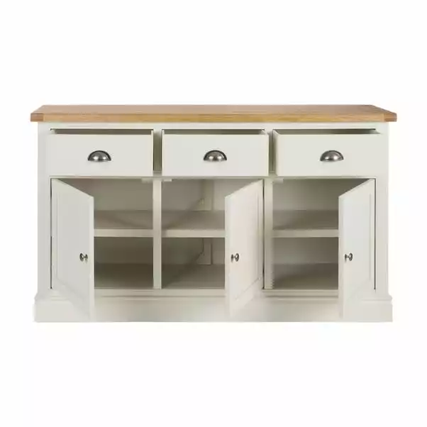 Dunelm Compton Ivory Large Sideboard 6 Dunelm Compton Ivory Large Sideboard - Image 4