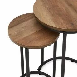 Dunelm Fulton Nest Of Tables Pine Effect 13 Dunelm Fulton Nest Of Tables Pine Effect - 1000146591 alt05