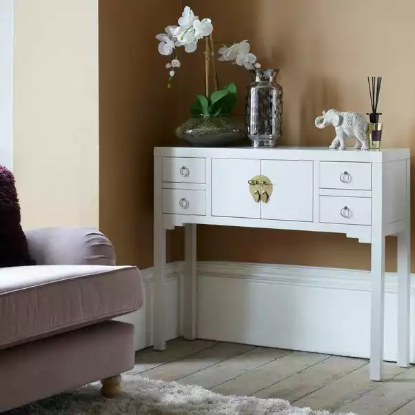 Dunelm Hanna Oyster Console Table 4 Dunelm Hanna Oyster Console Table - Image 2