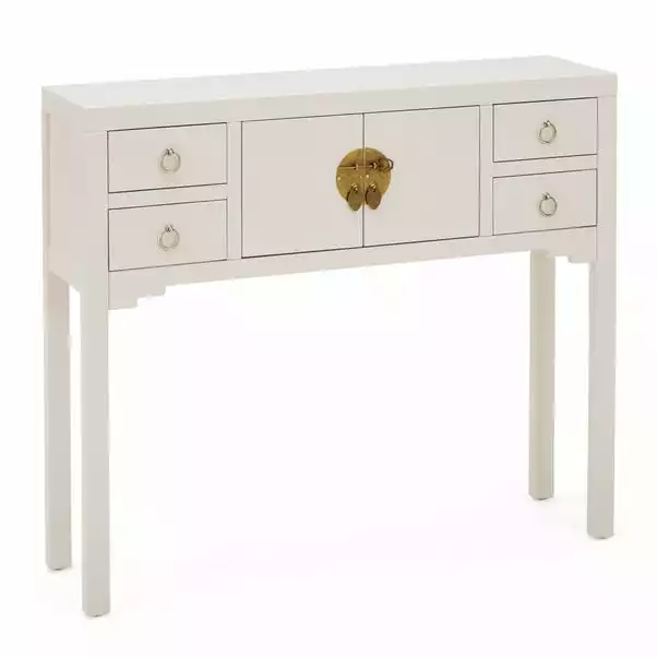 Dunelm Hanna Oyster Console Table 5 Dunelm Hanna Oyster Console Table - Image 3
