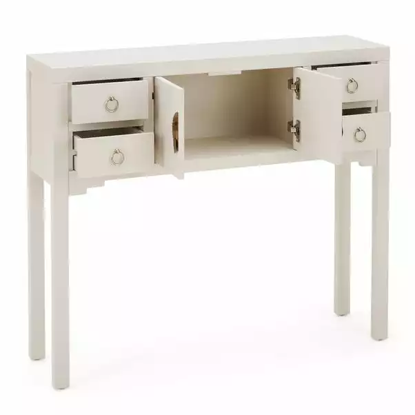 Dunelm Hanna Oyster Console Table 6 Dunelm Hanna Oyster Console Table - Image 4