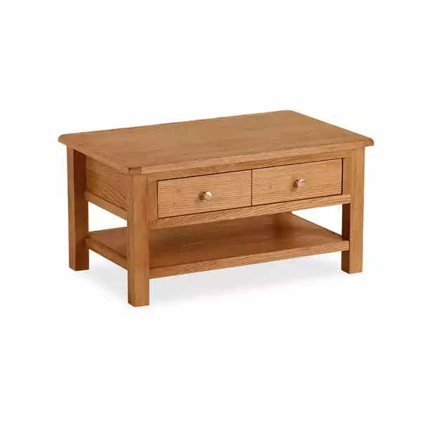 Dunelm Bromley Oak Coffee Table 4 Dunelm Bromley Oak Coffee Table - Image 2