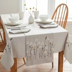 Dunelm Scandi Floral Tablecloth - 1000149864 alt03