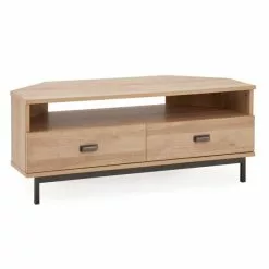 Dunelm Fulton Oak Effect Corner TV Stand 11 Dunelm Fulton Oak Effect Corner TV Stand - 1000157783 alt03