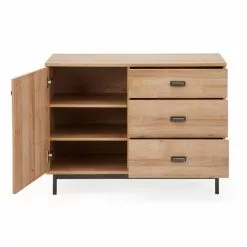 Dunelm Fulton Oak Effect Small Sideboard 10 Dunelm Fulton Oak Effect Small Sideboard - 1000157785 alt02