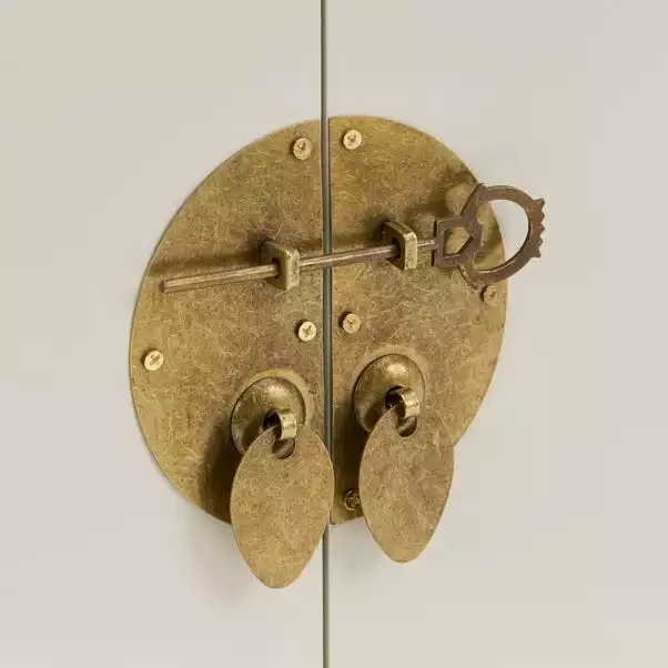 Dunelm Hanna Small 1 Drawer & 1 Door Chest, Oyster Grey 8 Dunelm Hanna Small 1 Drawer & 1 Door Chest, Oyster Grey - Image 6