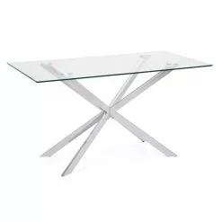Dunelm Lumia Glass Dining Table 9 Dunelm Lumia Glass Dining Table - 1000157902 alt02