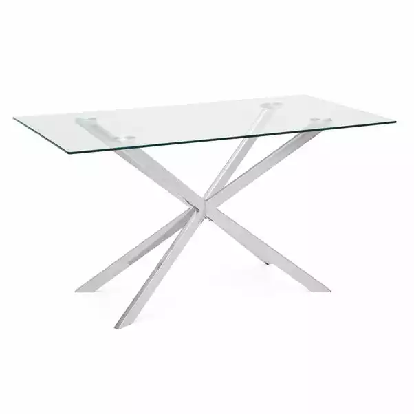 Dunelm Lumia Glass Dining Table 5 Dunelm Lumia Glass Dining Table - Image 3