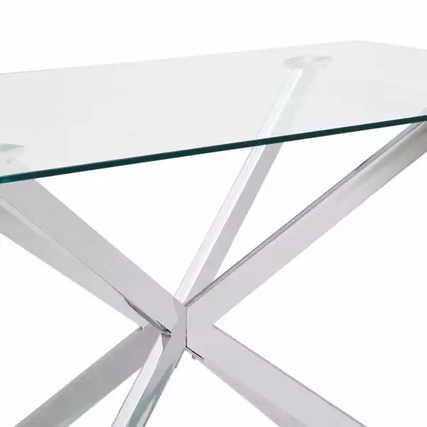Dunelm Lumia Glass Dining Table 6 Dunelm Lumia Glass Dining Table - Image 4