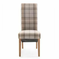 Dunelm Chester Set Of 2 Dining Chairs Natural Woven Check 11 Dunelm Chester Set Of 2 Dining Chairs Natural Woven Check - 1000157944 alt02