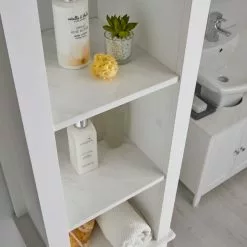 Lloyd Pascal Marble Effect Tall Cabinet 12 Lloyd Pascal Marble Effect Tall Cabinet - 1000160242 alt04