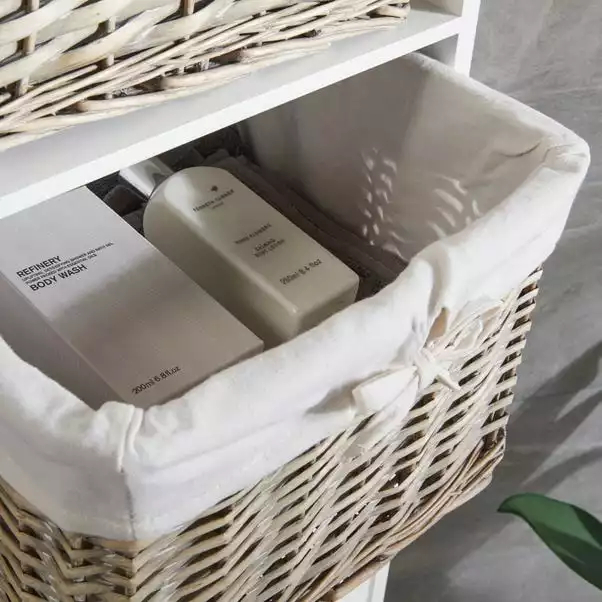 Lloyd Pascal White Willow Tall Cabinet 4 Lloyd Pascal White Willow Tall Cabinet - Image 2