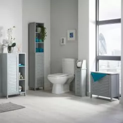 Lloyd Pascal Grey Tuscany Laundry Hamper 9 Lloyd Pascal Grey Tuscany Laundry Hamper - 1000161865 alt03