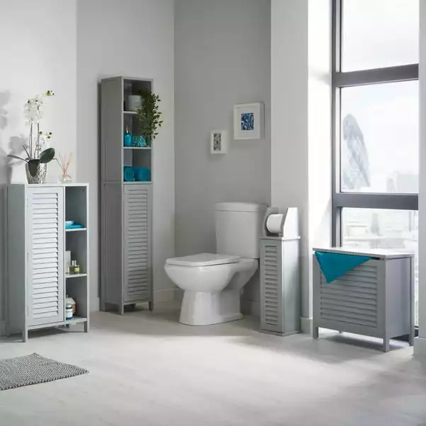 Lloyd Pascal Grey Tuscany Laundry Hamper 6 Lloyd Pascal Grey Tuscany Laundry Hamper - Image 4