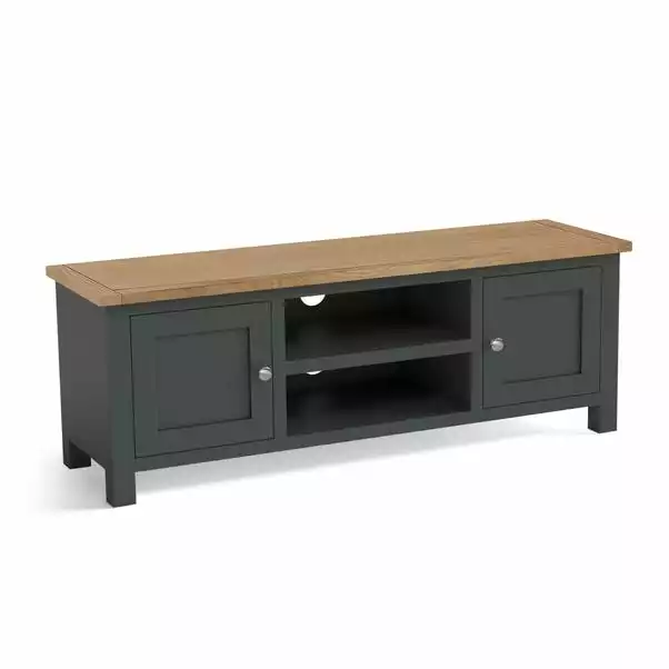 Dunelm Bromley Black Wide TV Stand 5 Dunelm Bromley Black Wide TV Stand - Image 3