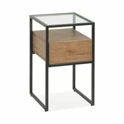 Dunelm Dillon Side Table Oak 10 Dunelm Dillon Side Table Oak - 1000162426 alt02