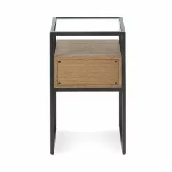 Dunelm Dillon Side Table Oak 13 Dunelm Dillon Side Table Oak - 1000162426 alt05