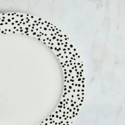 Dunelm Dottie Black 12 Piece Dinner Set - 1000167957 alt02