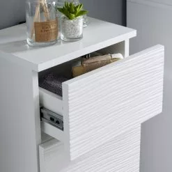 Lloyd Pascal White Wave Floor Cabinet 11 Lloyd Pascal White Wave Floor Cabinet - 1000168998 alt03