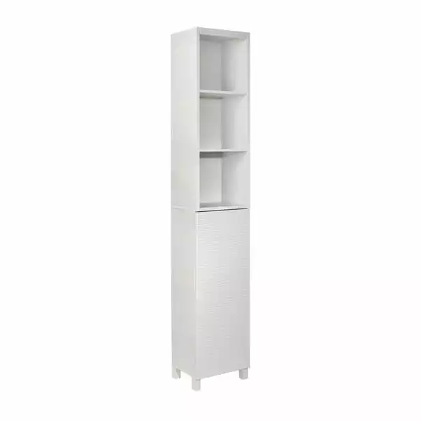 Lloyd Pascal White Wave Tall Cabinet 4 Lloyd Pascal White Wave Tall Cabinet - Image 2
