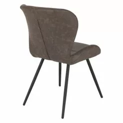 Seconique Quebec Set Of 4 Dining Chairs Brown PU Leather - 1000169720 alt03