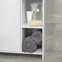 Lloyd Pascal Jaxon White Console Unit With Open Shelves 10 Lloyd Pascal Jaxon White Console Unit With Open Shelves - 1000182102 alt02