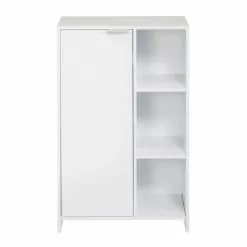 Lloyd Pascal Jaxon White Console Unit With Open Shelves 12 Lloyd Pascal Jaxon White Console Unit With Open Shelves - 1000182102 alt04