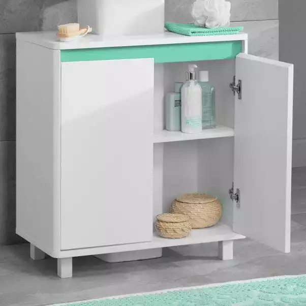 Lloyd Pascal Vienna White Under Sink Unit With Reversible 4 In 1 Colour Bar 8 Lloyd Pascal Vienna White Under Sink Unit With Reversible 4 In 1 Colour Bar - Image 6