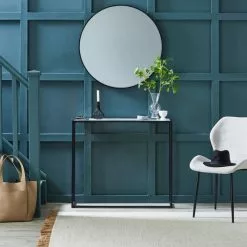 Dunelm Sullivan Black Slim Console Radiator Cover - 1000182192 alt01