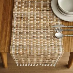 The Edited Life Banana Leaf Table Runner 10 The Edited Life Banana Leaf Table Runner - 1000182762 alt03