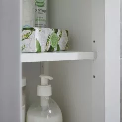 Lloyd Pascal Palermo Cane White Single Door Cabinet - 1000185509 alt02