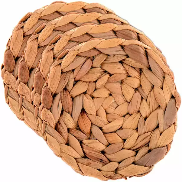 Dunelm Set Of 4 Water Hyacinth Placemats 3 Dunelm Set Of 4 Water Hyacinth Placemats