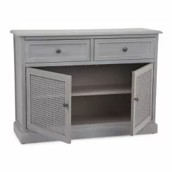 Dunelm Lucy Cane Grey Small Sideboard 12 Dunelm Lucy Cane Grey Small Sideboard - 30267547 alt05