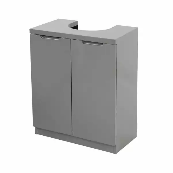 Lloyd Pascal Siena Grey Bathroom Vanity Unit 3 Lloyd Pascal Siena Grey Bathroom Vanity Unit
