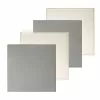 Dunelm Set Of 4 Cream & Grey Reversible Square Placemats