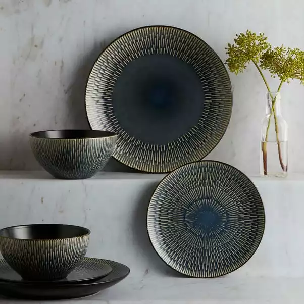 Dunelm Zen Reactive Glaze 12 Piece Dinner Set 3 Dunelm Zen Reactive Glaze 12 Piece Dinner Set