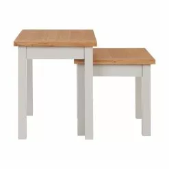 Dunelm Bromley Grey Nest Of Tables - 30609624 alt04