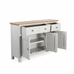 Dunelm Bromley Grey Large Sideboard 11 Dunelm Bromley Grey Large Sideboard - 30609625 alt05