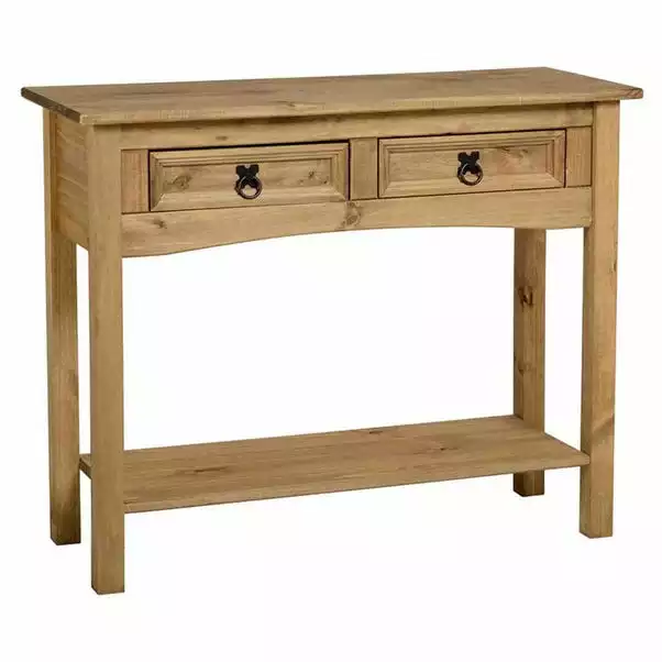 Seconique Corona 2 Drawer Console Table 3 Seconique Corona 2 Drawer Console Table